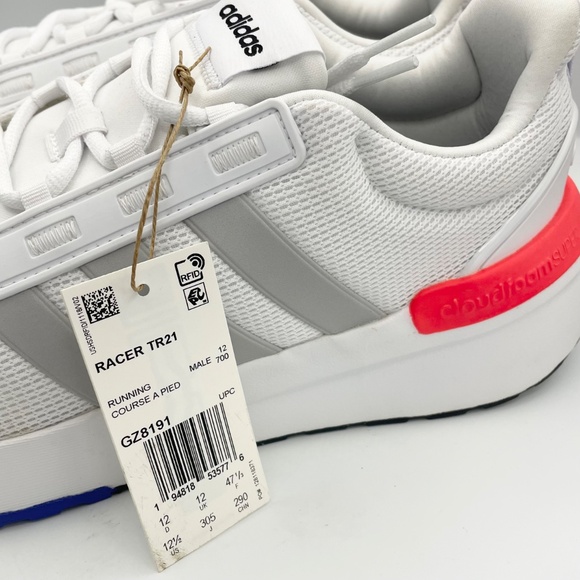 ADIDAS Racer TR21 men’s running white sneakers Size 12 1/2 main image 6